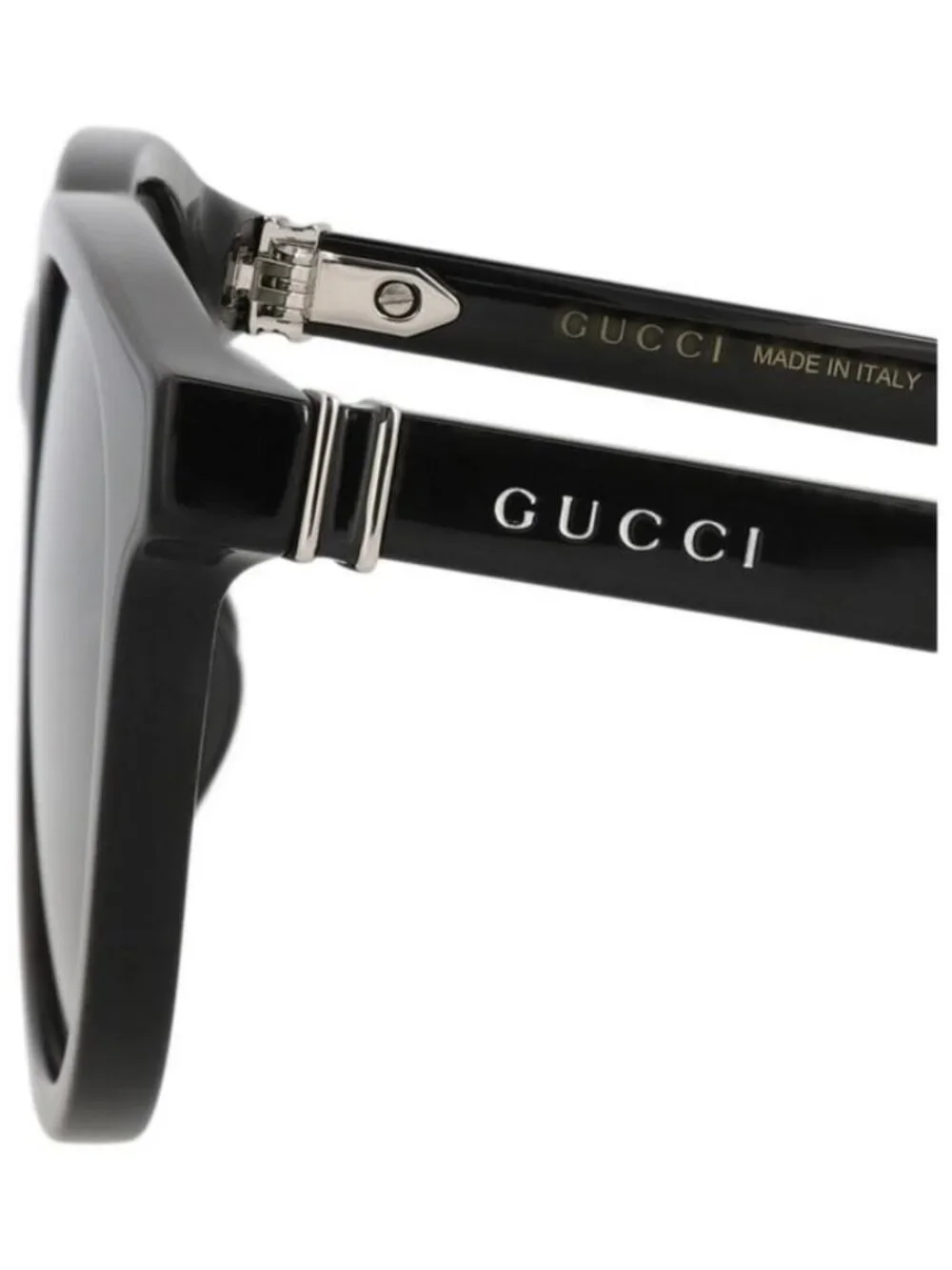 New Gucci Mens Round/Oval Black Black Grey Fashion Designer Sunglasses